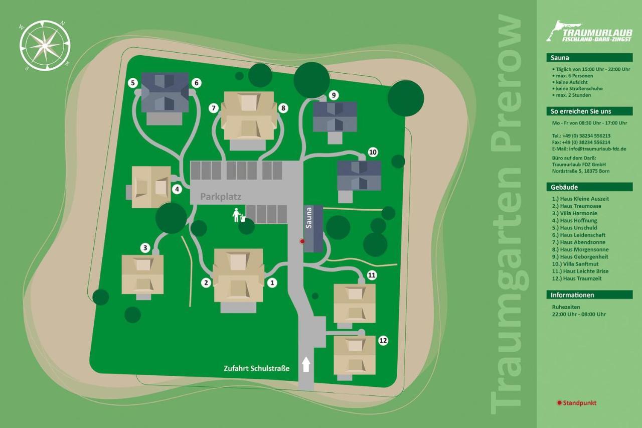 Traumgarten - Haus Abendsonne Prerow Zewnętrze zdjęcie